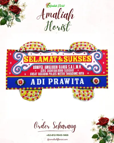 Karangan Bunga Ucapan Selamat ranjeng